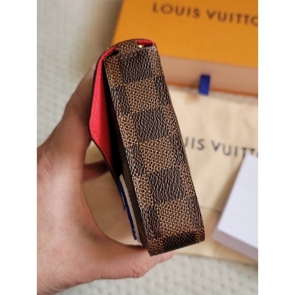 EUC LOUIS VUITTON Pochette Felicie PATCHES Shoulder Bag N60129 Damier, RECEIPT - Picture 13 of 16